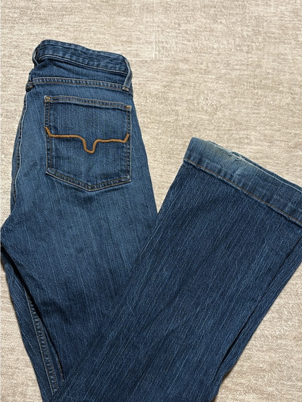 Kimes Ranch Dark Blue Flare Jeans